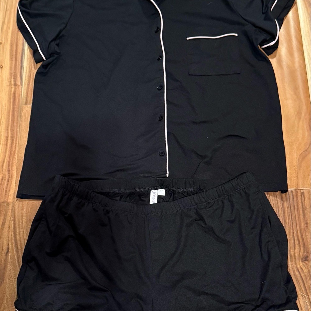 Women's Black Pajama Set